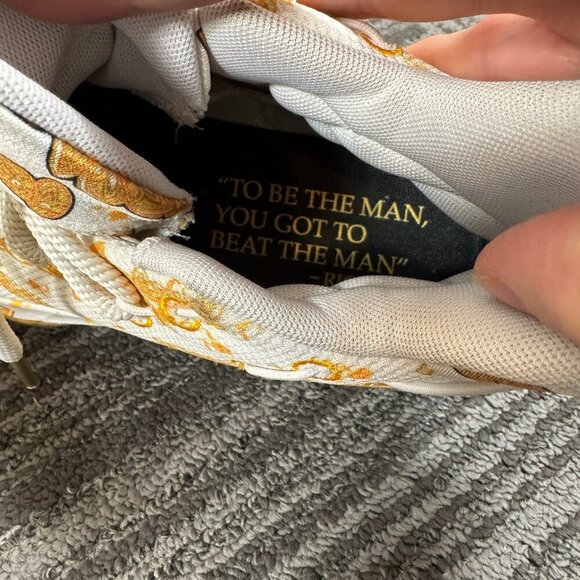 adidas Men's Ric Flair x Dame 7 Gca 'White and gold. - Picture 9 of 10